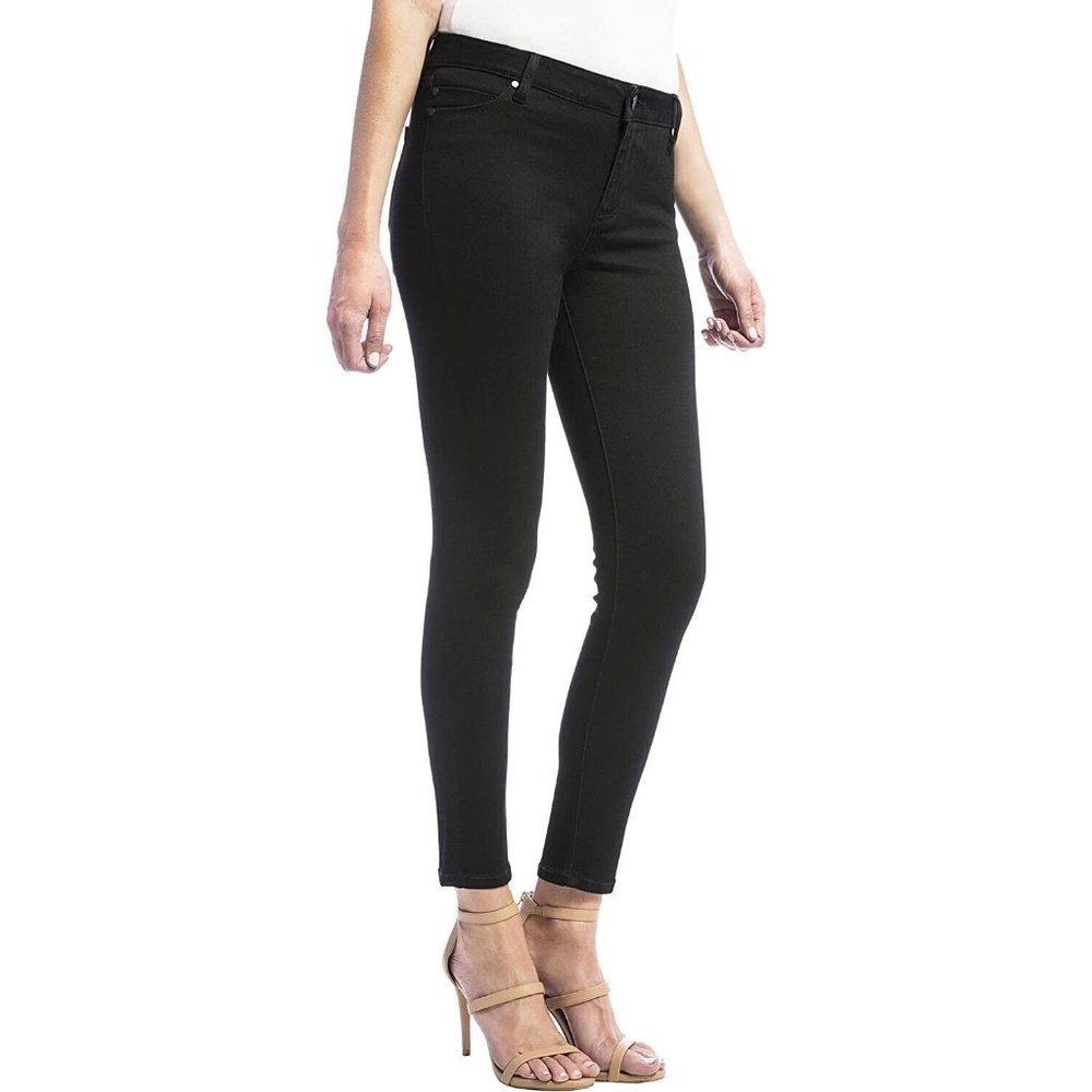 Liverpool Abby Ankle Skinny Jeans Black Rinse Women's Size 0/25 LM2005RX